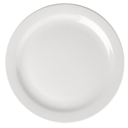 EDLP Olympia Athena Narrow Rimmed Plate - 230mm 9" (12 Pack) (226(Ø)mm. Pack quantity: 12) • PAS-CF363