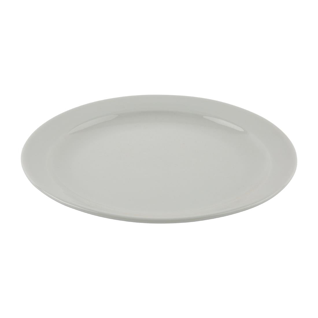 EDLP Olympia Athena Narrow Rimmed Plate - 230mm 9" (12 Pack) (226(Ø)mm. Pack quantity: 12) • PAS-CF363
