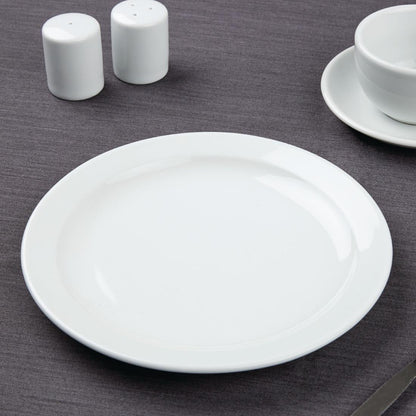 "Bulk Buy Olympia Athena Narrow Rimmed Plates 226mm (36 Pack)" (226mm Narrow Rimmed Plates | Pack quantity: 36) • PAS-S753