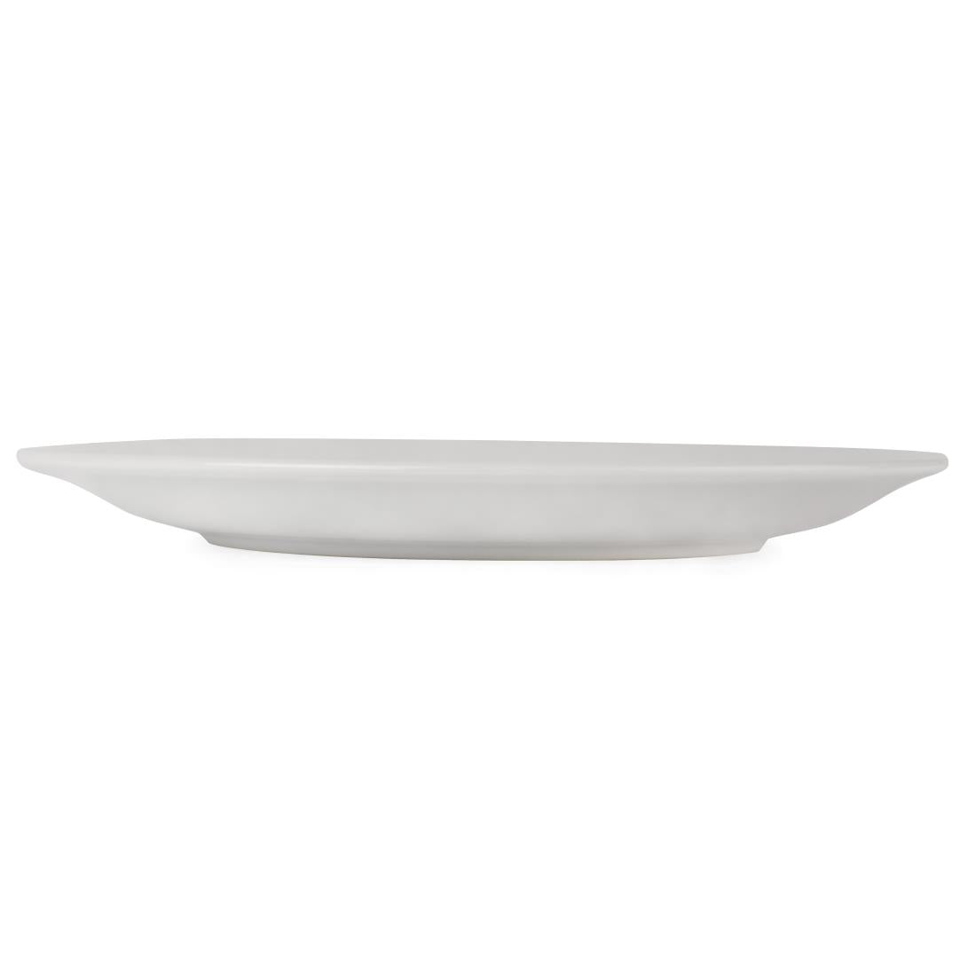 Bulk Buy Olympia Athena Narrow Rimmed Plates 255mm (36 Pack) (255mm / 10" Narrow Rimmed Plates | Pack quantity: 36) • PAS-S754