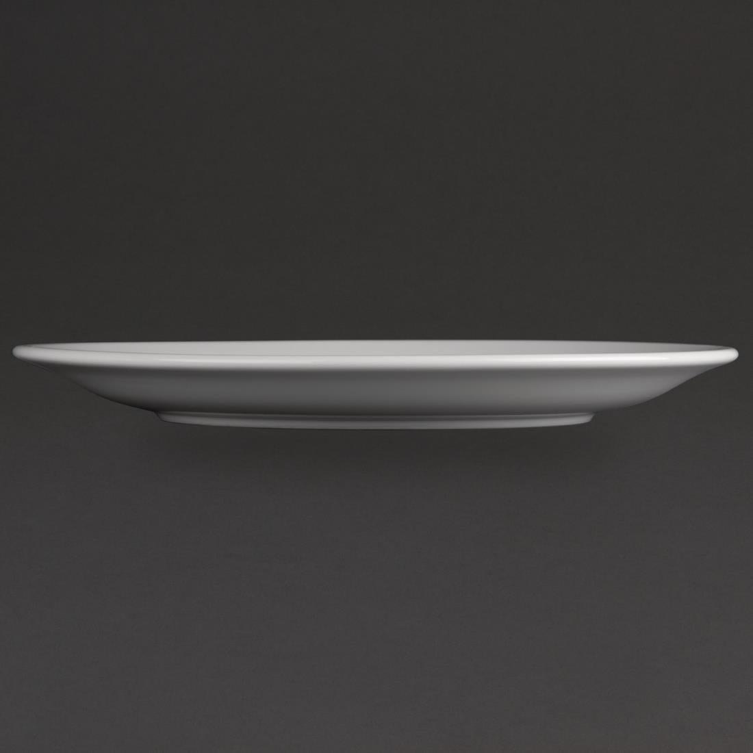 EDLP Olympia Athena Narrow Rimmed Plate - 255mm 10" (12 Pack) (255(Ø)mm. Pack quantity: 12) • PAS-CF364