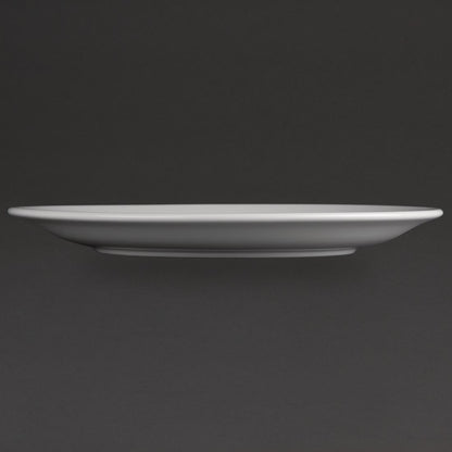 EDLP Olympia Athena Narrow Rimmed Plate - 255mm 10" (12 Pack) (255(Ø)mm. Pack quantity: 12) • PAS-CF364