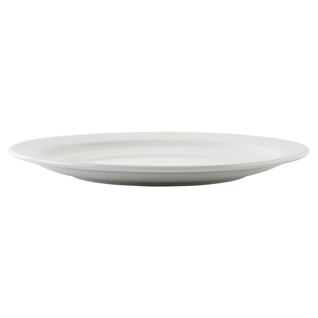 EDLP Olympia Athena Narrow Rimmed Plate - 255mm 10" (12 Pack) (255(Ø)mm. Pack quantity: 12) • PAS-CF364