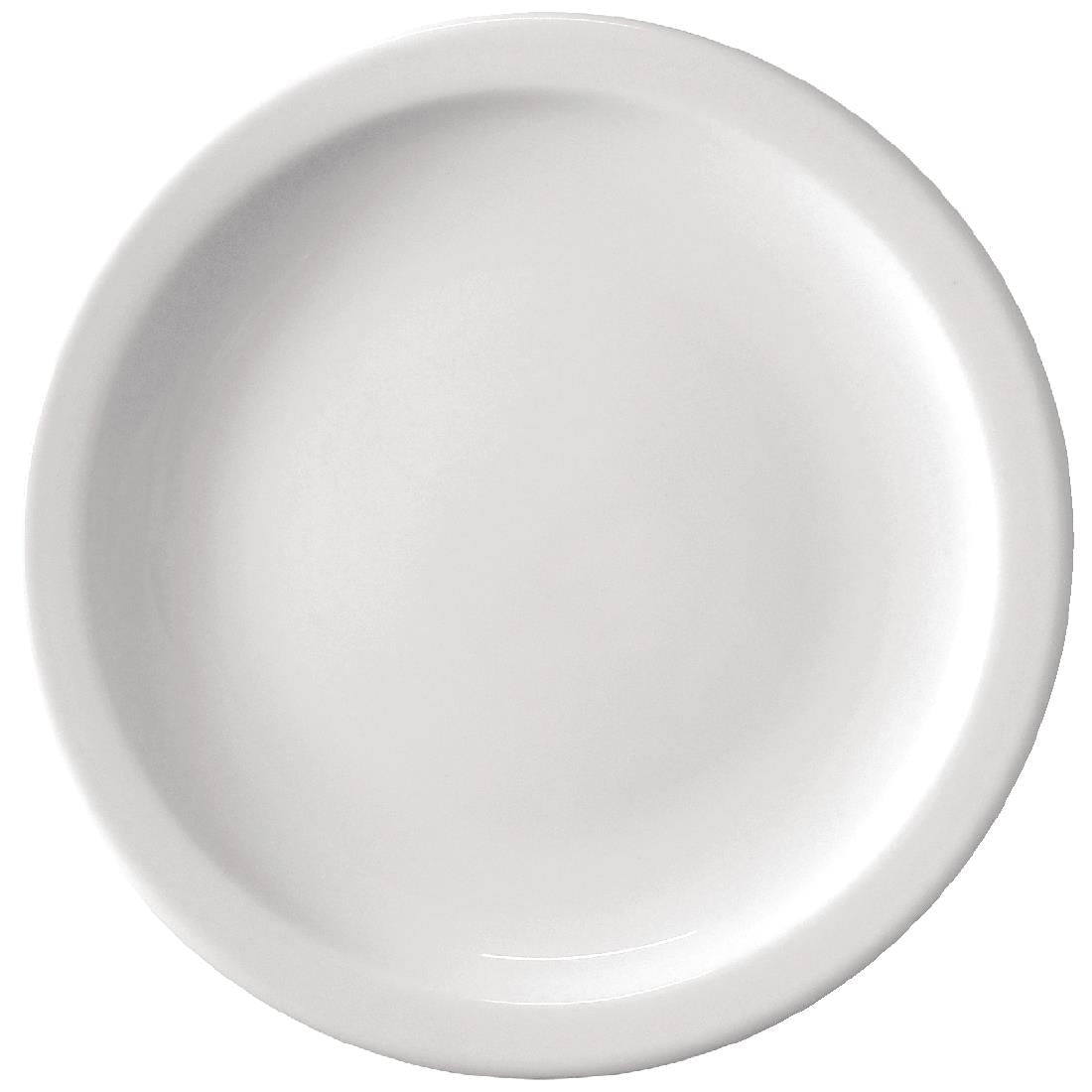 Bulk Buy Olympia Athena Narrow Rimmed Plates 255mm (36 Pack) (255mm / 10" Narrow Rimmed Plates | Pack quantity: 36) • PAS-S754