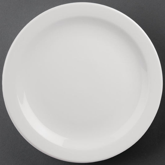 EDLP Olympia Athena Narrow Rimmed Plate - 284mm 11" (6 Pack) (284(Ø)mm. Pack quantity: 6) • PAS-CF365