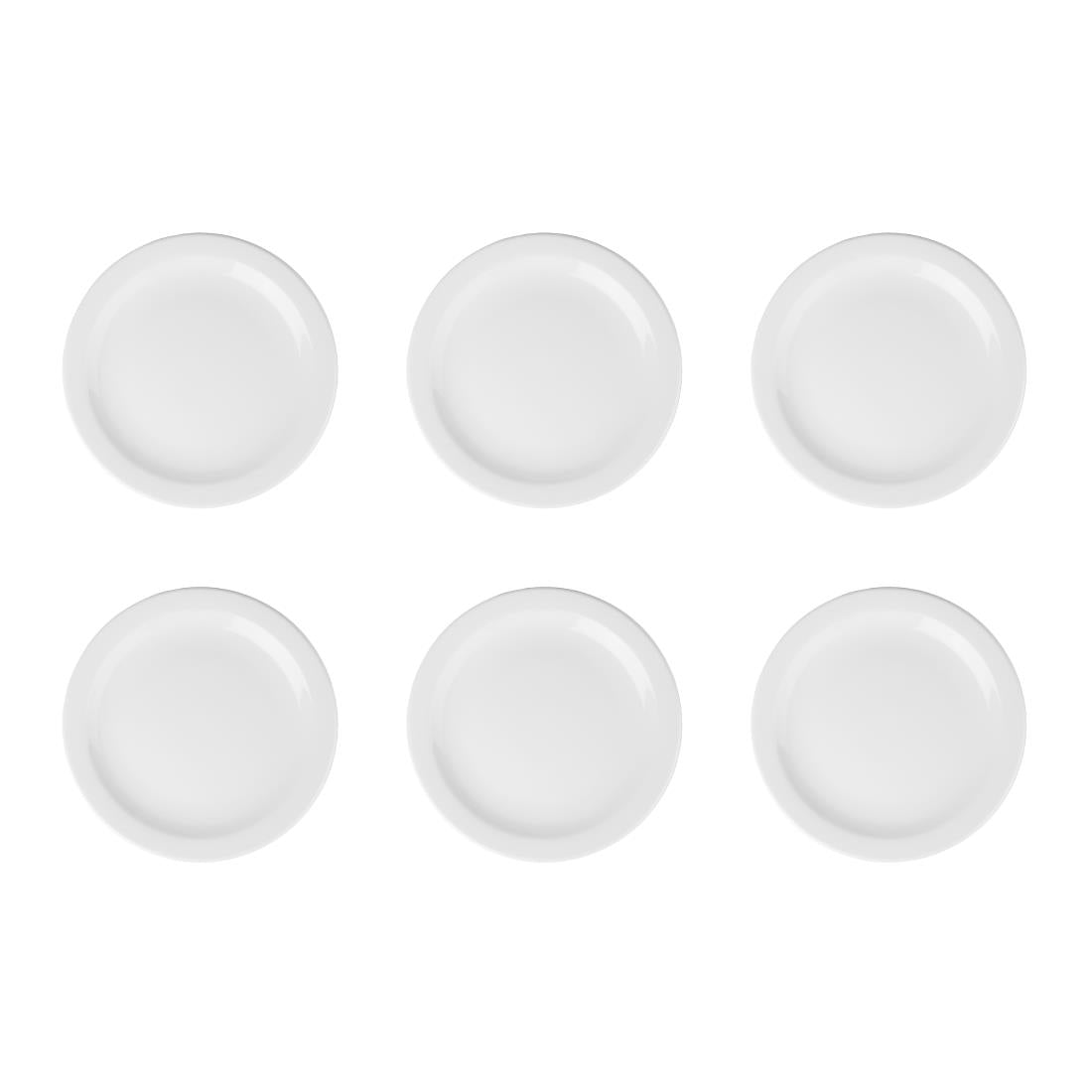 EDLP Olympia Athena Narrow Rimmed Plate - 284mm 11" (6 Pack) (284(Ø)mm. Pack quantity: 6) • PAS-CF365