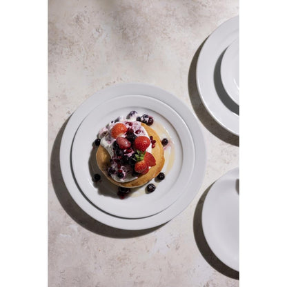 EDLP Olympia Athena Narrow Rimmed Plate - 230mm 9" (12 Pack) (226(Ø)mm. Pack quantity: 12) • PAS-CF363