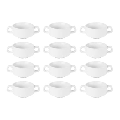 EDLP Olympia Athena Stacking Soup Bowl - 290ml 9.8fl oz (12 Pack) (Capacity: 290ml. Pack quantity: 12) • PAS-CF369