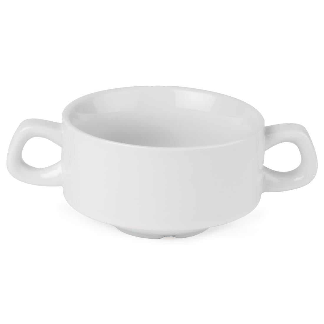 EDLP Olympia Athena Stacking Soup Bowl - 290ml 9.8fl oz (12 Pack) (Capacity: 290ml. Pack quantity: 12) • PAS-CF369