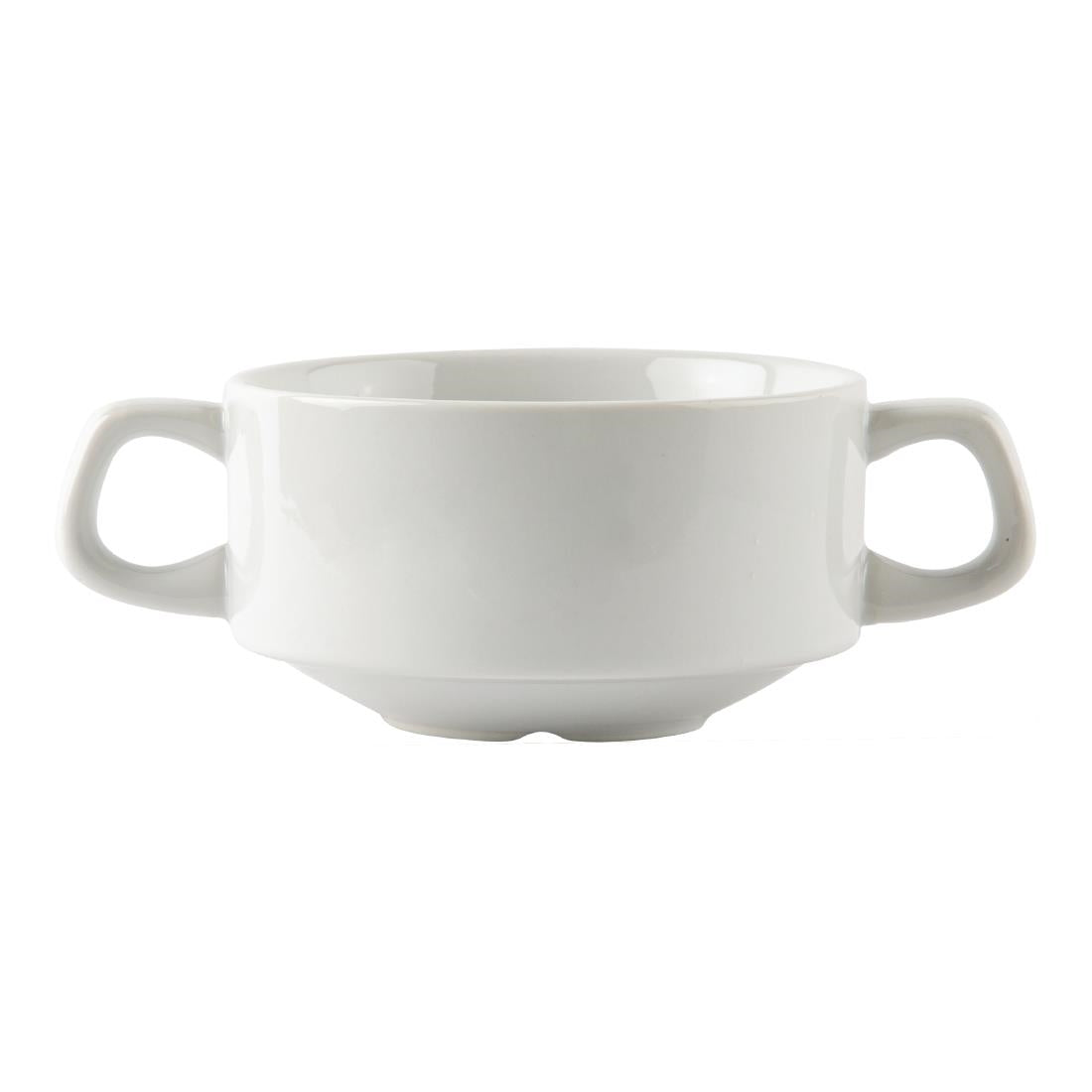 EDLP Olympia Athena Stacking Soup Bowl - 290ml 9.8fl oz (12 Pack) (Capacity: 290ml. Pack quantity: 12) • PAS-CF369