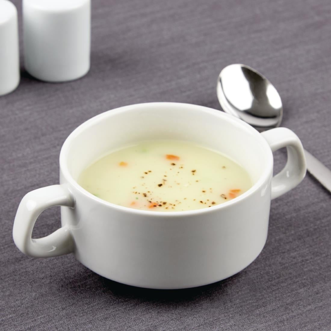 Bulk Buy Olympia Athena Stacking Soup Bowls (24 Pack) (10oz Stacking Soup Bowls. Pack quantity: 24) • PAS-S758