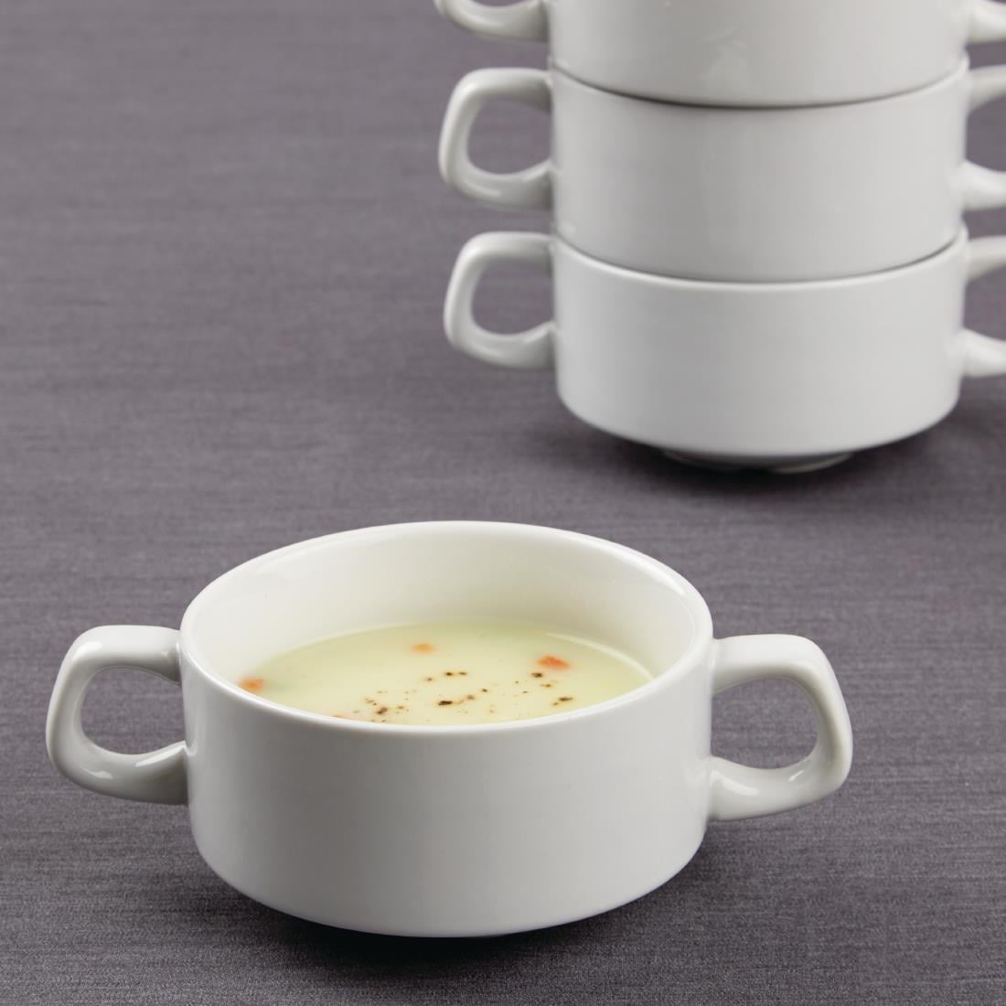 Bulk Buy Olympia Athena Stacking Soup Bowls (24 Pack) (10oz Stacking Soup Bowls. Pack quantity: 24) • PAS-S758