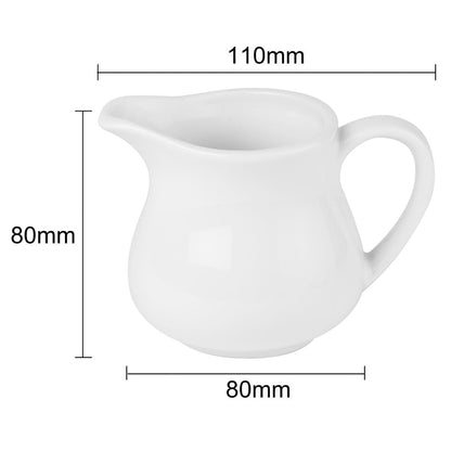 EDLP Olympia Athena Milk Jug - 170ml 5.74fl oz (4 Pack) (Capacity: 170ml. Pack quantity: 4) • PAS-CF370