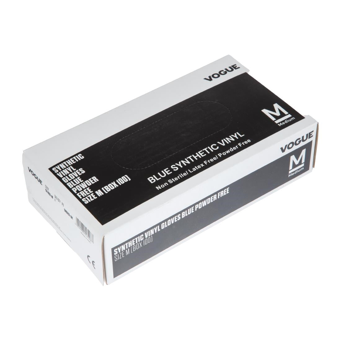 Vogue Powder Free Vinyl Gloves XL (100 Pack) • PAS-CF403-XL