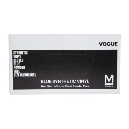 Hygiplas Powder-Free Vinyl Gloves Blue Large (100 Pack) • PAS-CF403-L