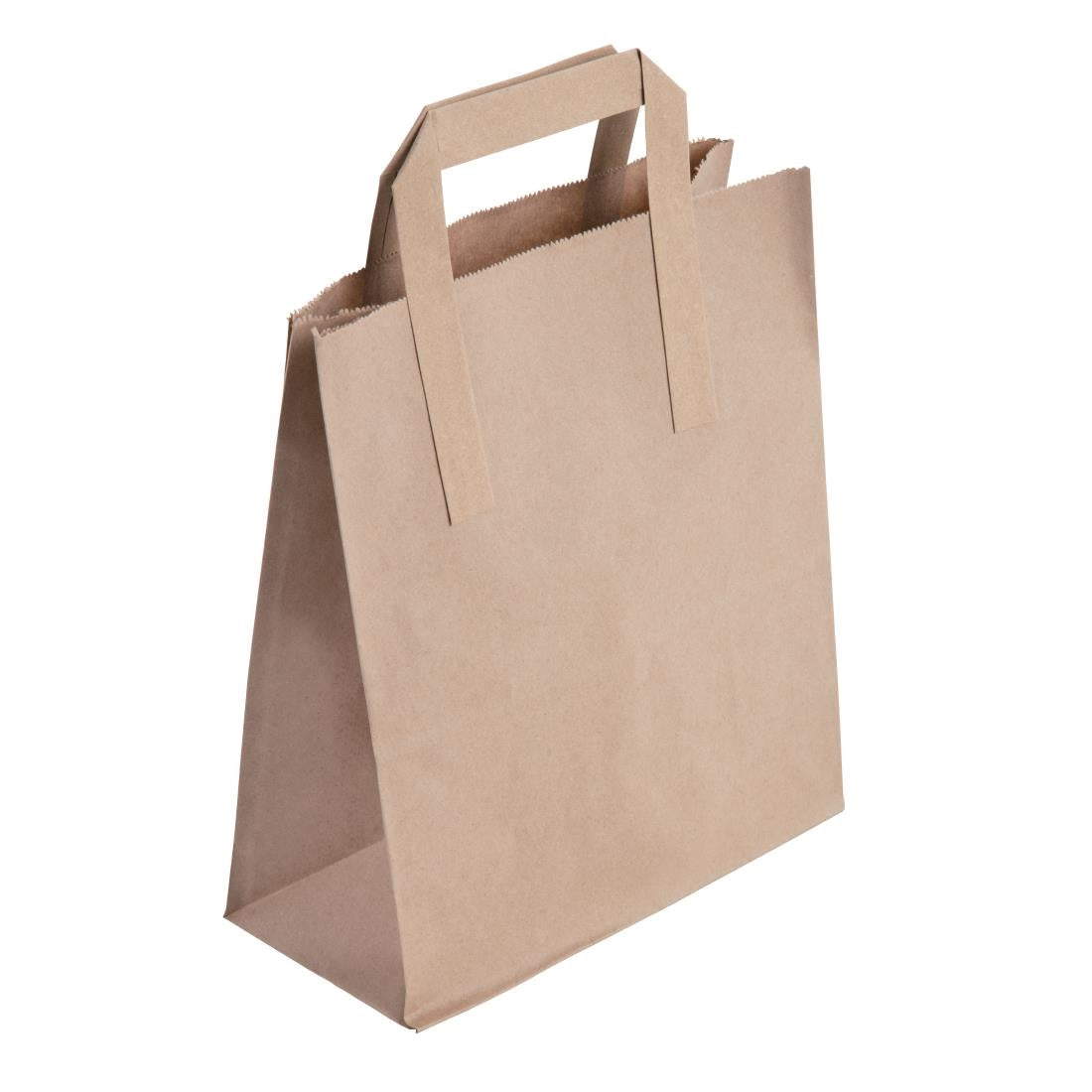 Fiesta Compostable Recycled Brown Paper Carrier Bags Medium (250 Pack) (Pack of 250) • PAS-CF591