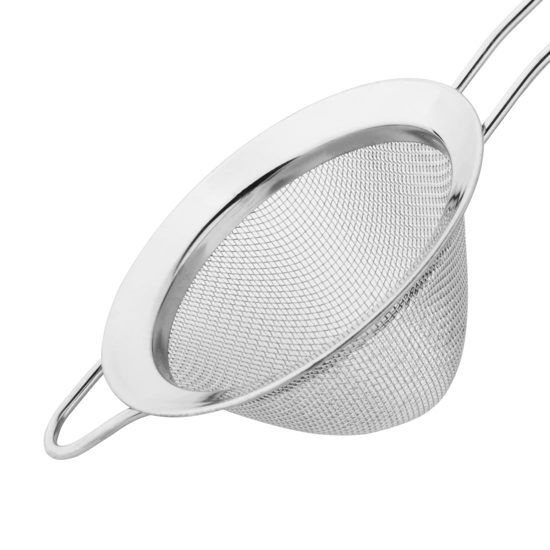 Olympia Fine Mesh Strainer (40(Ø)x45(H)x75(W)x200(D)mm. Stainless steel) • PAS-CF648