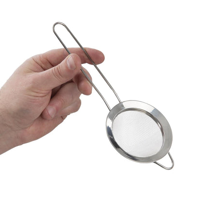 Olympia Fine Mesh Strainer (40(Ø)x45(H)x75(W)x200(D)mm. Stainless steel) • PAS-CF648