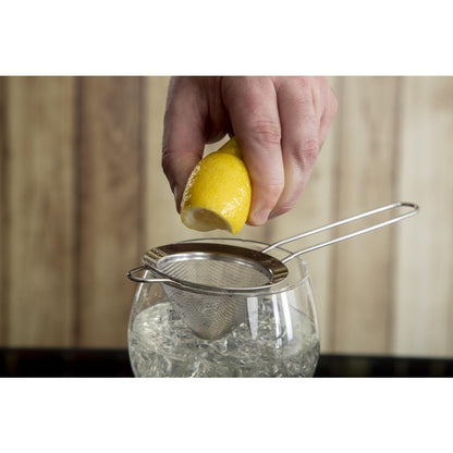 Olympia Fine Mesh Strainer (40(Ø)x45(H)x75(W)x200(D)mm. Stainless steel) • PAS-CF648