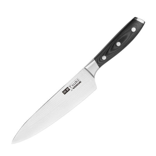 Vogue Tsuki Series 7 Chefs Knife Black 198mm • PAS-CF841