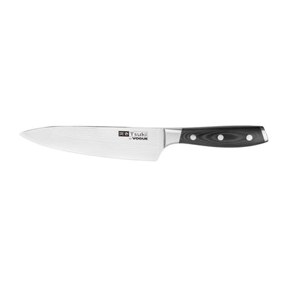 Vogue Tsuki Series 7 Chefs Knife Black 198mm • PAS-CF841