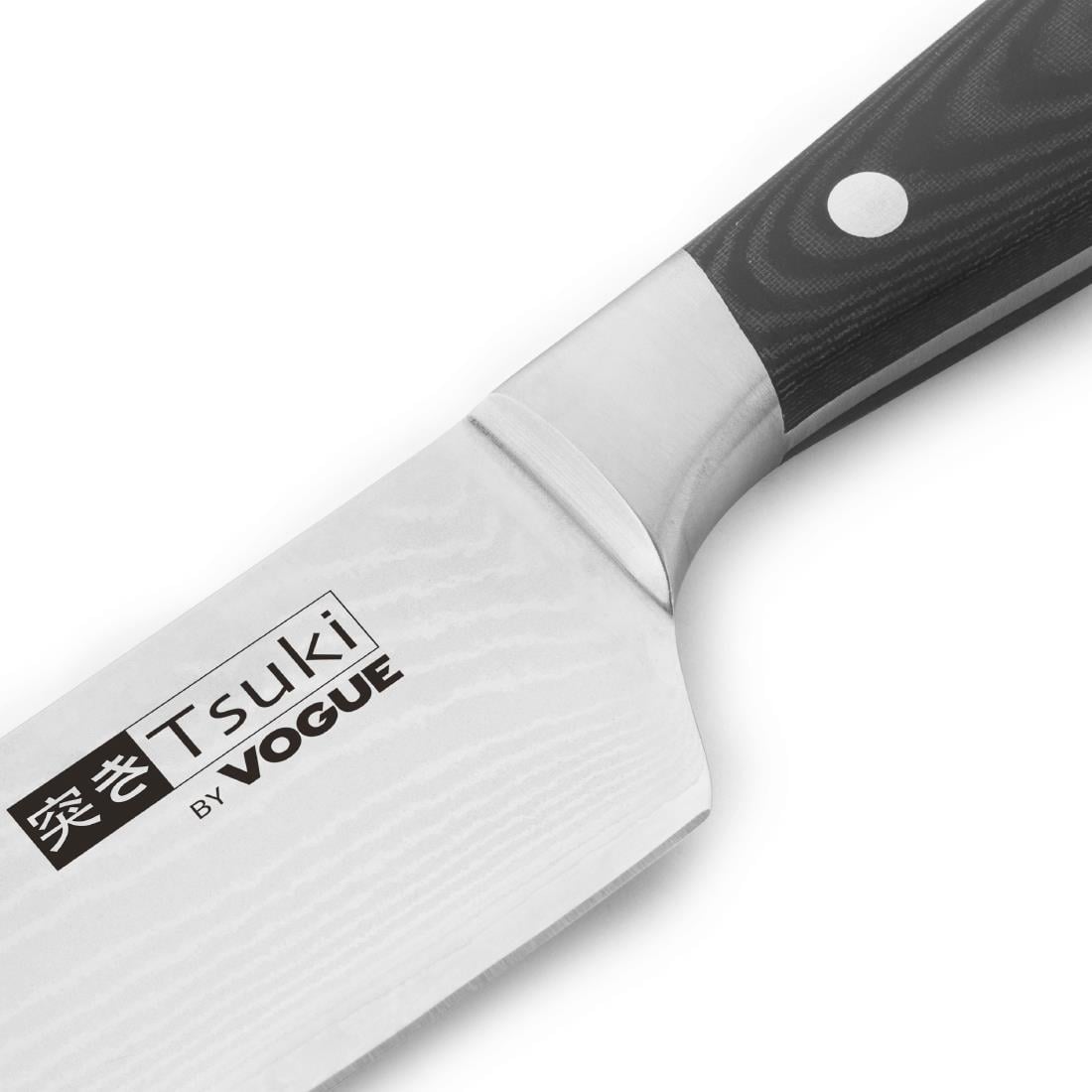 Vogue Tsuki Series 7 Chefs Knife Black 198mm • PAS-CF841
