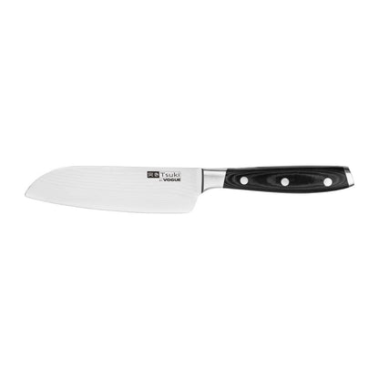 Vogue Tsuki Series 7 Santoku Knife Black 14.3cm • PAS-CF845