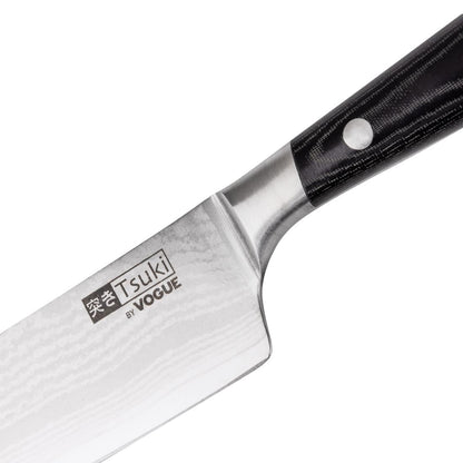 Vogue Tsuki Series 7 Santoku Knife Black 14.3cm • PAS-CF845