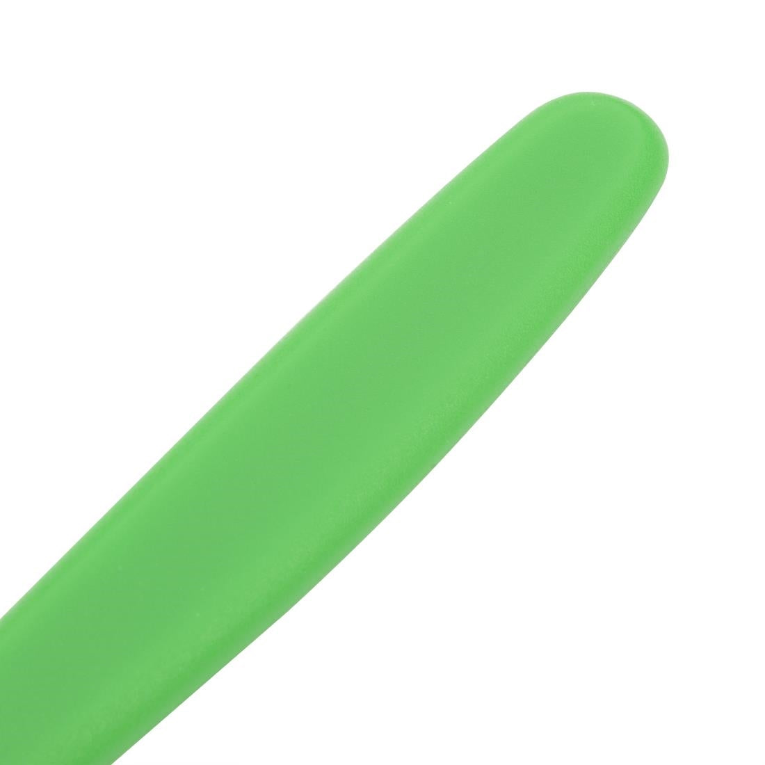 Hygiplas Serrated Tomato Knife Green 105mm • PAS-CF898