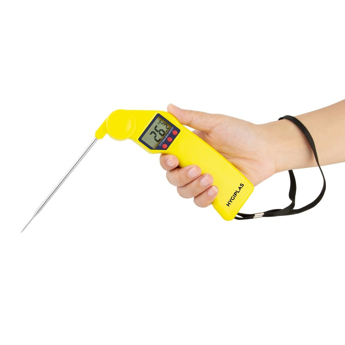 Hygiplas Easytemp Colour Coded Yellow Probe Thermometer • PAS-CF912