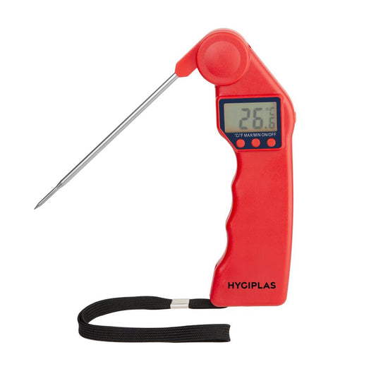 Hygiplas Easytemp Colour Coded Red Probe Thermometer • PAS-CF913