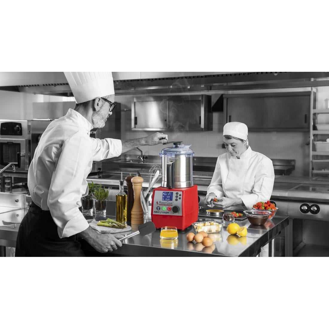 Robot Coupe Robot Cook - Cooking Cutter Blender - 3.7Ltr Stainless Bowl • PAS-CG078