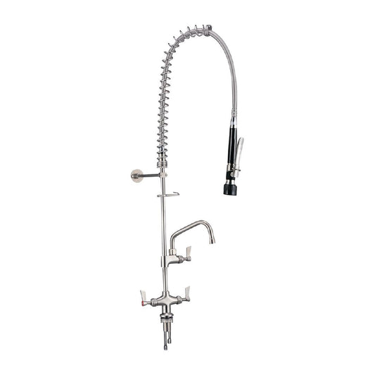 3monkeez Hob Mounted Pre-Rinse Tap with 152mm Pot Filler Black (Dimensions: 950(H) x 268(W)mm / 37x11" | Output: 3.5Ltr/m) • PAS-CG163