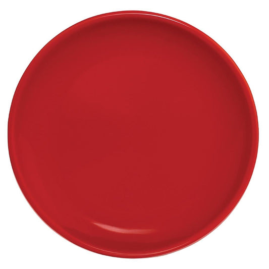 Olympia Cafe Coupe Plate Red - 205mm 8" (12 Pack) • PAS-CG352