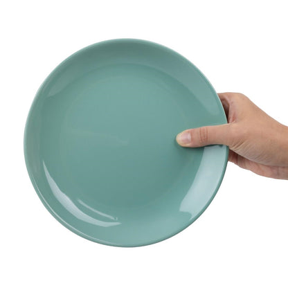 Olympia Cafe Coupe Plate Aqua - 205mm (12 Pack) (Pack of 12) • PAS-CG355