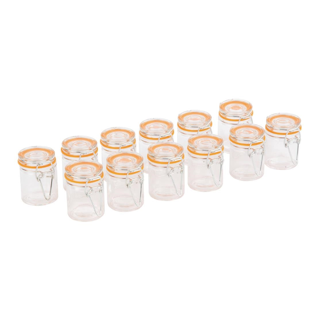 Vogue Mini Glass Terrine Jar 50ml (12 Pack) • PAS-CG398