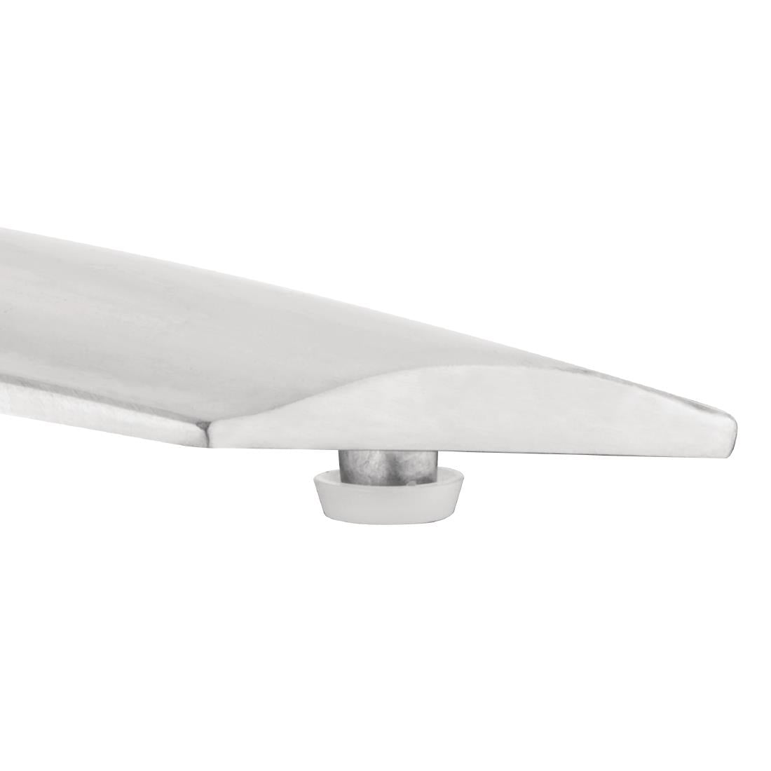 Bolero Square Flip-Top Table Stainless Steel 600mm • PAS-CG838