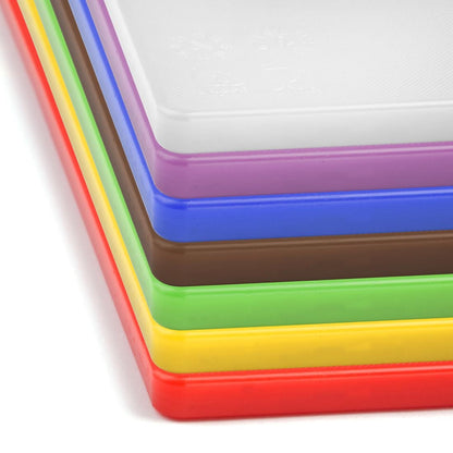 Hygiplas Low Density Chopping Boards 450x300x10mm (7 Pack) (Pack of 7) • PAS-CH042