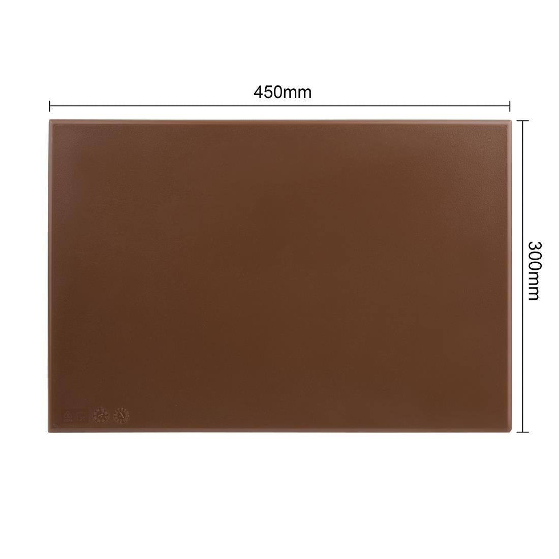 Hygiplas High Density Antibacterial Chopping Boards 450x300x10mm (7 Pack) (450(L)x300(W)x10(H)mm | LDPE) • PAS-CH045