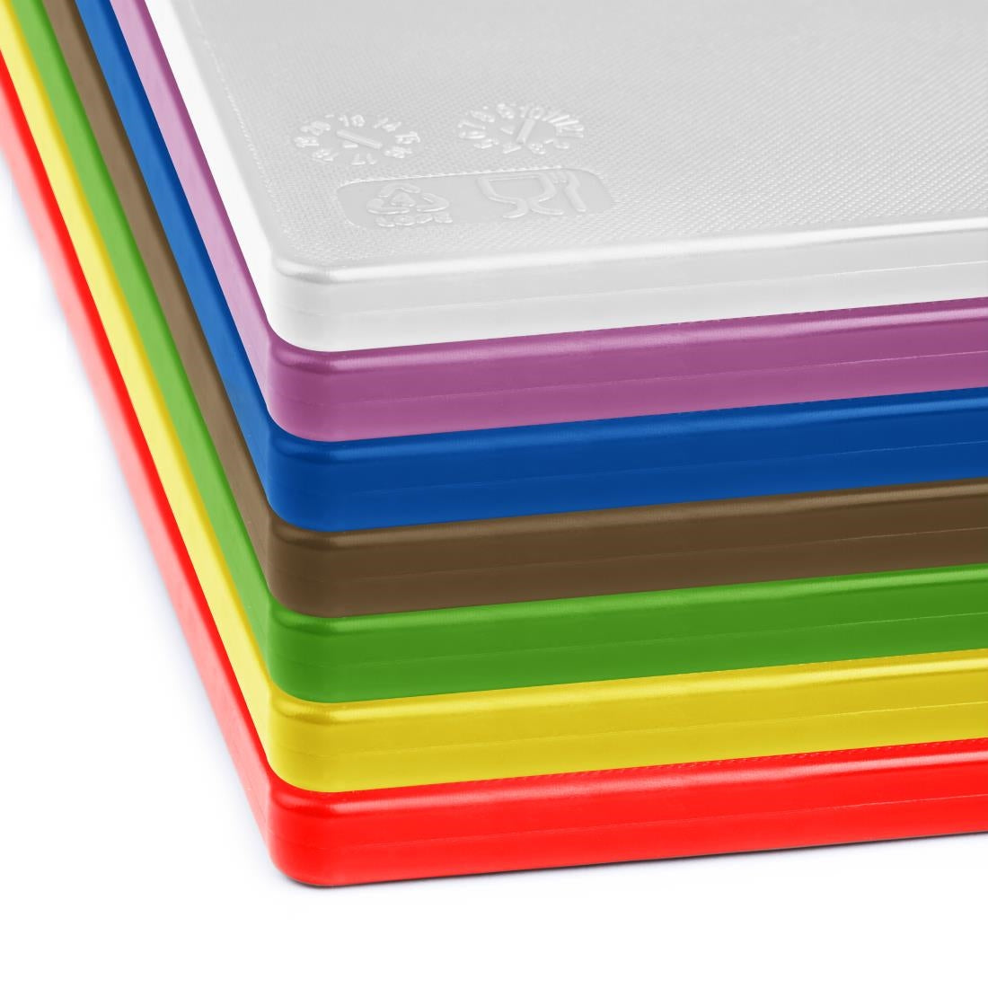 Hygiplas AntiBacterial Low Density Chopping Boards 450x300x10mm (7 Pack) • PAS-CH046