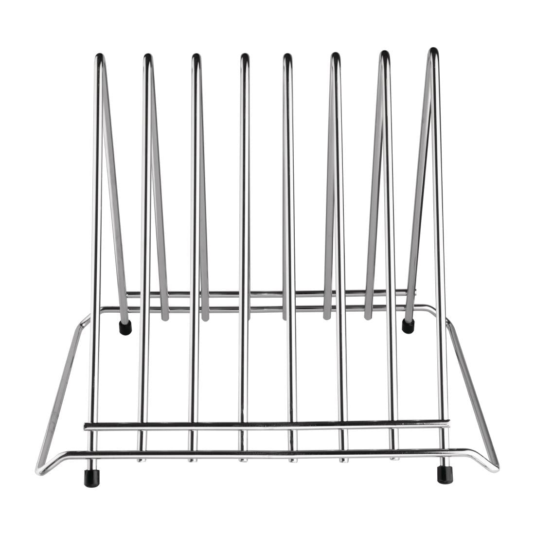 Hygiplas Stainless Steel Heavy Duty Chopping Board Rack - 7 Slots • PAS-CH052