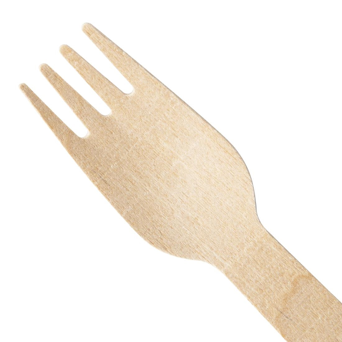 Fiesta Compostable Individually Wrapped Wooden Forks (500 Pack) (Compostable | Pack quantity: 500) • PAS-CH083
