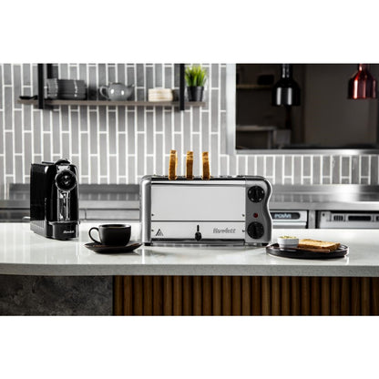 Rowlett Esprit 4 Slot Toaster Chrome w/2x Additional Elements & Sandwich Cage • PAS-HW911-A