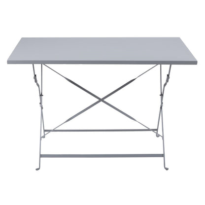 Bolero Pavement Style Folding Table Grey 1100mm x 700mm • PAS-CH969