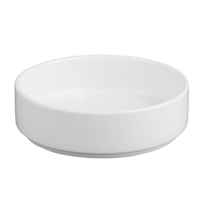 Olympia Whiteware Flat Walled Bowl - 152mm (6 Pack) (Pack of 6) • PAS-CK070