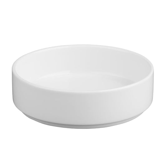 Olympia Whiteware Flat Walled Bowl - 152mm (6 Pack) (Pack of 6) • PAS-CK070