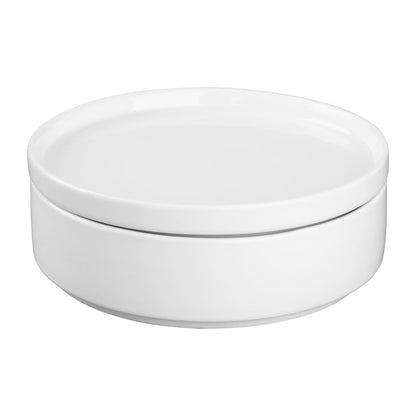 Olympia Whiteware Flat Walled Bowl - 152mm (6 Pack) • PAS-CK070