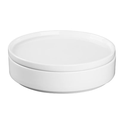 Olympia Whiteware Flat Walled Bowl - 215mm (4 Pack) (Pack of 4) • PAS-CK071