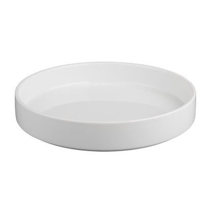 Olympia Whiteware Flat Walled Bowl - 270mm (4 Pack) (Pack of 4) • PAS-CK072