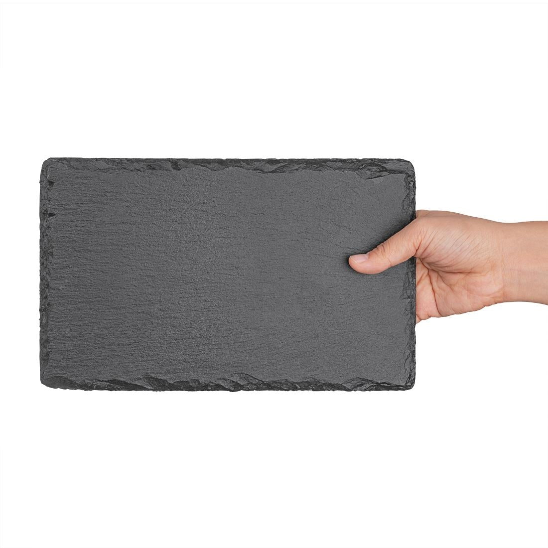 Olympia Natural Slate Boards GN 1/4 (2 Pack) • PAS-CK407
